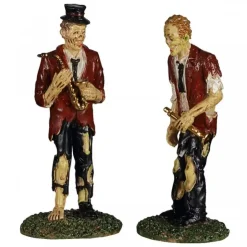 Lemax A Chilling Band Of Two Set Of 2 Cod. 02958- Personaggi|Prodotti Fuori Catalogo