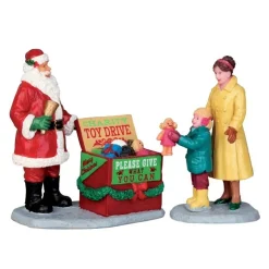 Lemax A Season of Giving Set of 2 Cod. 52347- Personaggi