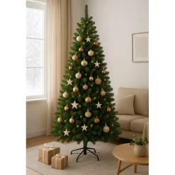 Edelman Albero di Natale Brampton Verde h185 Ø127cm PE+PVC- Alberi Di Natale Tradizionali|Alberi Di Natale Medi