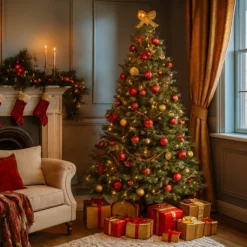 Edelman Albero di Natale Clive Slim Verde h185 Ø104cm PE+PVC- Alberi Di Natale Slim|Alberi Di Natale Medi