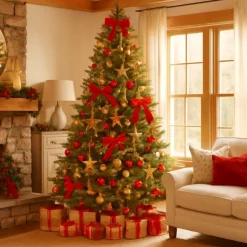 Edelman Albero di Natale Clive Slim Verde h230 Ø122m PE+PVC- Alberi Di Natale Slim|Alberi Di Natale Medi