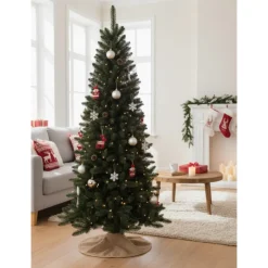Kaemingk Albero di Natale Slim Lodge Pine 150 cm- Alberi Di Natale Slim|Alberi Di Natale Piccoli