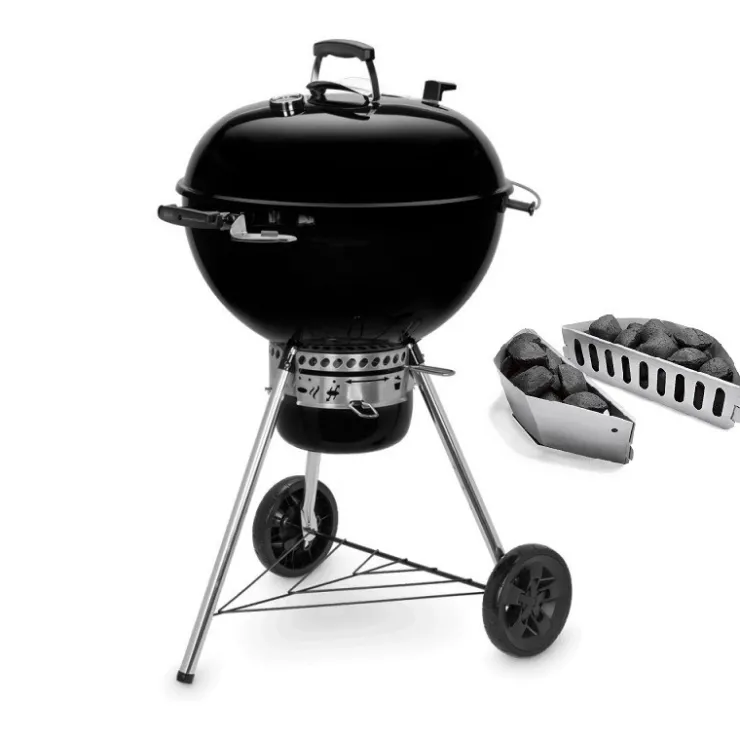 Weber Barbecue a Carbone Master-Touch 57 cm GBS E-5750 Black Cod. 14701004 + Cesti Porta Carbone Cod. 7403- Weber Promo|Barbecue Weber A Carbone