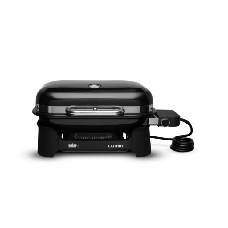 Weber Barbecue Elettrico Lumin Compact Black Cod. 91010953- Barbecue Weber Lumin|Barbecue Elettrici Weber Lumin