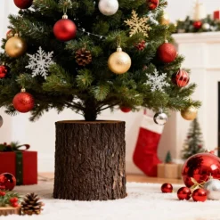 Magic Tree Base Tronco per Albero di Natale h210-270 35x45h- Alberi Di Natale Innevati|Alberi Di Natale Tradizionali