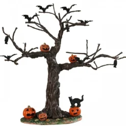 Lemax Batty For Pumpkins Tree Cod. 93418- Scene Halloween|Scene Natalizie
