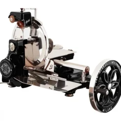 Berkel Affettatrice Volano Fiorato B114 colore Nero - Decori Argento- Affettatrici Volano Berkel