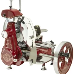 Berkel Affettatrice Volano Fiorato B2 colore Rosso - Decori Oro- Affettatrici Volano Berkel