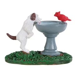 Lemax Bird Bath Dog Fountain Cod. 94535- Accessori
