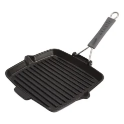 Staub Bistecchiera 24 x 24 cm Nera- Bistecchiere Griglie E Gratelle