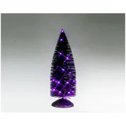 Lemax Black Bristle Tree Purple Light B/O 4.5V Cod. 54517- Novità Lemax Spooky Town 2025|Alberi