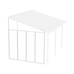 Canopia 3 m Parete laterale Pergola Bianco- Accessori Canopia|Pergole