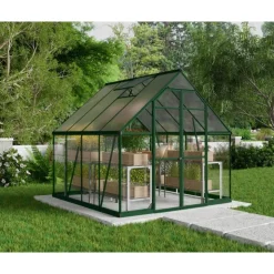 Canopia Balance Ibrida Serra Da Giardino in Policarbonato 247X244x229 cm Verde- Serra Da Giardino Canopia