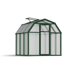 Canopia Eco Grow Doppio Strato Serra Da Giardino in Policarbonato 197X204X198 cm Verde- Serra Da Giardino Canopia
