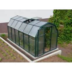 Canopia Eco Grow Doppio Strato Serra Da Giardino in Policarbonato 383X204X198 cm Verde- Serra Da Giardino Canopia