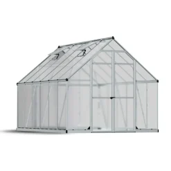 Canopia Essence Doppio Strato Serra Da Giardino in Policarbonato 367X244X229 cm Argento- Serra Da Giardino Canopia