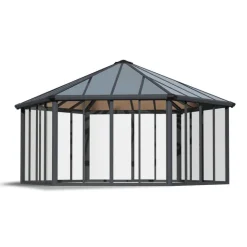 Canopia Garda Gazebo Chiuso in Alluminio 5.2X6 m- Gazebo