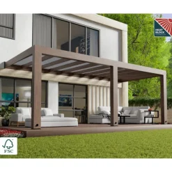 Canopia Helsinki Pergola 3 X 6.6 m Pergola in Legno di Cedro- Pergole