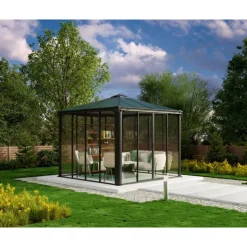 Canopia Ledro Gazebo Chiuso in Alluminio 3X3 m- Gazebo