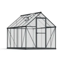 Canopia Mythos Doppio Strato Serra Da Giardino in Policarbonato 306X185X208 cm Grigio- Serra Da Giardino Canopia