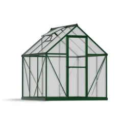 Canopia Mythos Doppio Strato Serra Da Giardino in Policarbonato 186X185X208 cm Verde- Serra Da Giardino Canopia