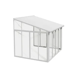 Canopia San Remo Pergola Chiusa in Alluminio 3X3 m Bianco- Verande|Pergole