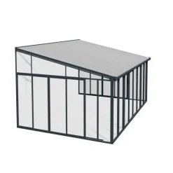 Canopia San Remo Pergola Chiusa in Alluminio 4X4.4 m Grigio- Verande|Pergole