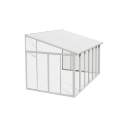 Canopia San Remo Pergola Chiusa in Alluminio 3X4.4 m Bianco- Verande|Pergole