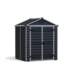 Canopia Skylight Casetta Da Giardino in Policarbonato 154X185X217 cm Grigio Scuro- Casette Da Giardino Piccole