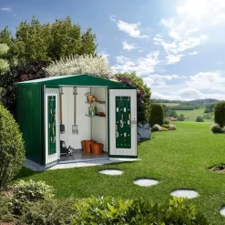 Biohort Casetta da Giardino in Metallo EUROPA 2A- Casetta Europa Biohort In Metallo|Casette Da Giardino Piccole