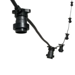 Lotti Catena Party Light con 8 Portalampada E27 5m Prolungabile- Luci Di Natale|Luci Di Natale