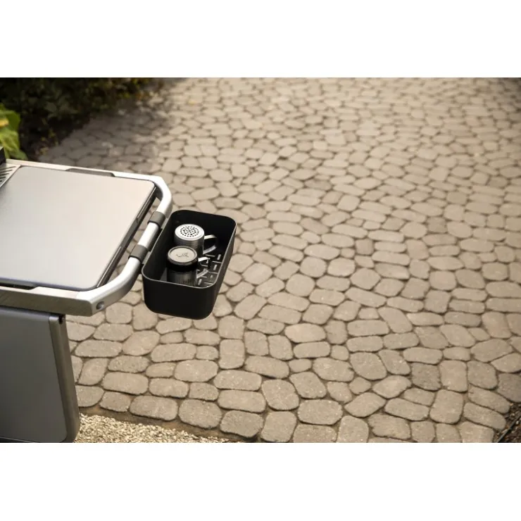 Weber Cestello Portaoggetti per Ripiano Laterale Cod. 3400105- Accessori Multiuso Weber