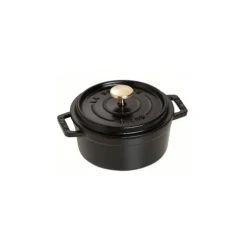Staub Cocotte 10 cm Nera in Ghisa- Cocotte Tonde