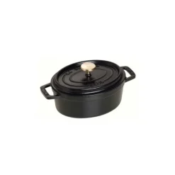 Staub Cocotte Ovale 17 cm Nera in Ghisa- Cocotte Ovali
