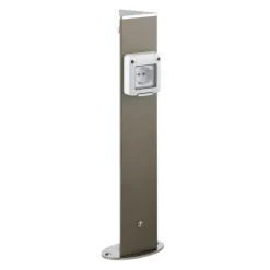 Acquapoint Colonnina per Presa Elettrica da Giardino Aquapoint Electropoint Ground Grigio Tortora- Fontane Per Posa In Superficie