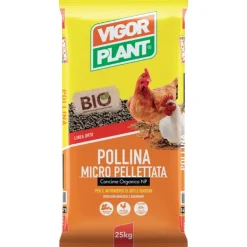 Vigorplant Concime organico Pollina Micro Pellettata 25 kg- Terricci Per Piante