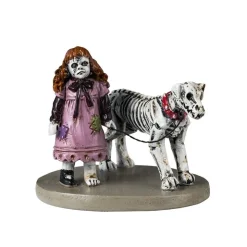 Lemax Creepy Doll & Dog Cod. 42340- Novità Lemax Spooky Town 2025|Personaggi