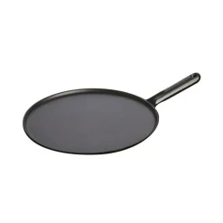 Staub Crepiere 30 cm Nera in Ghisa- Set Fonduta E Crepiere
