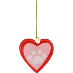 Edelman Cuore da appendere 6 cm- Addobbi Per Albero Di Natale