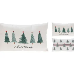 Koopman Cuscino Decoravito Alberi Natale 30x50 Cm. Pezzo Singolo- Cuscini E Plaid