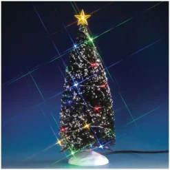 Lemax Evergreen Tree with 24 Multi Light B/O 4.5V Cod. 74263- Luci E Alimentatori|Accessori