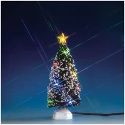 Lemax Evergreen Tree with 12 Multi Light B/O 4.5V Cod. 74266- Luci E Alimentatori|Accessori
