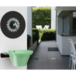 Acquapoint Fontana da Giardino Aquapoint a Parete Wall Fountain Daisy Verde Salvia- Fontane A Parete