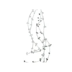 Kaemingk Ghirlanda da appendere con neve Ghiaccio dim 5x10x110 cm- Ghirlande