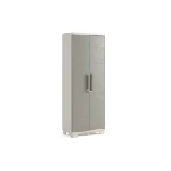 Keter Armadio Alto Wood Grain - ISTA 6 - 68X39X182H- Armadi Da Esterno|Armadi In Resina