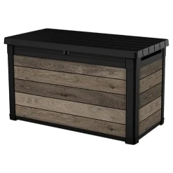 Keter Baule in Resina SIGNATURE DECO BOX 100 NOCE- Portattrezzi In Resina|Bauli In Resina