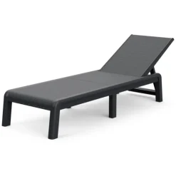 Keter Lettino Prendisole MALLORCA SUNLOUNGER Grafite- Divani E Set Da Giardino|Divani E Set Da Giardino
