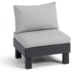 Keter Lounge ELEMENTS Modulo Seduta con Schienale e Cuscino- Divani E Set Da Giardino|Divani E Set Da Giardino