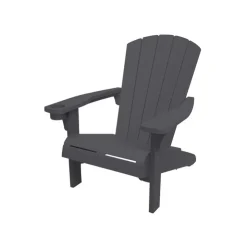 Keter Sedia ALPINE ADIRONDACK Grafite- Sedie E Poltrone Da Giardino|Sedie E Poltrone Da Giardino