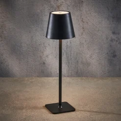 Edelman Lampada da Tavolo colore Nero LED Multicolore USB-C- Illuminazione Da Esterno|Illuminazione Da Esterno